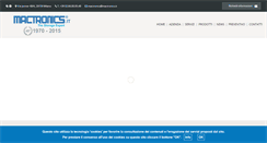 Desktop Screenshot of mactronics.it